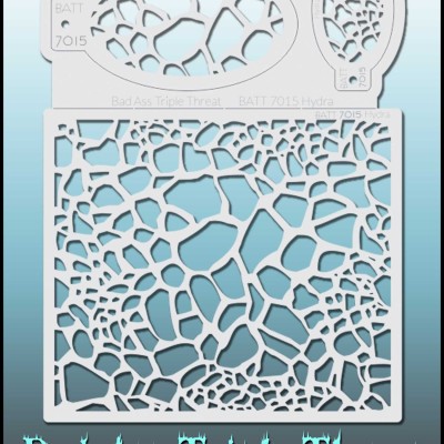 Bad Ass Triple Threat Stencil 7015